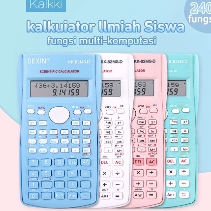 

⚡GROSIR⚡ Kalkulator Sekolah Scientific 82MS Colour - Calculator Ujian Sin Cos Tan Function 240+