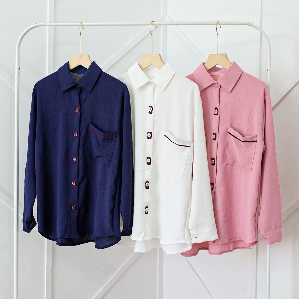 SILVI SHIRT / FLOTTILICIOUS / BLOUSE MURAH / KEMEJA ATASAN WANITA