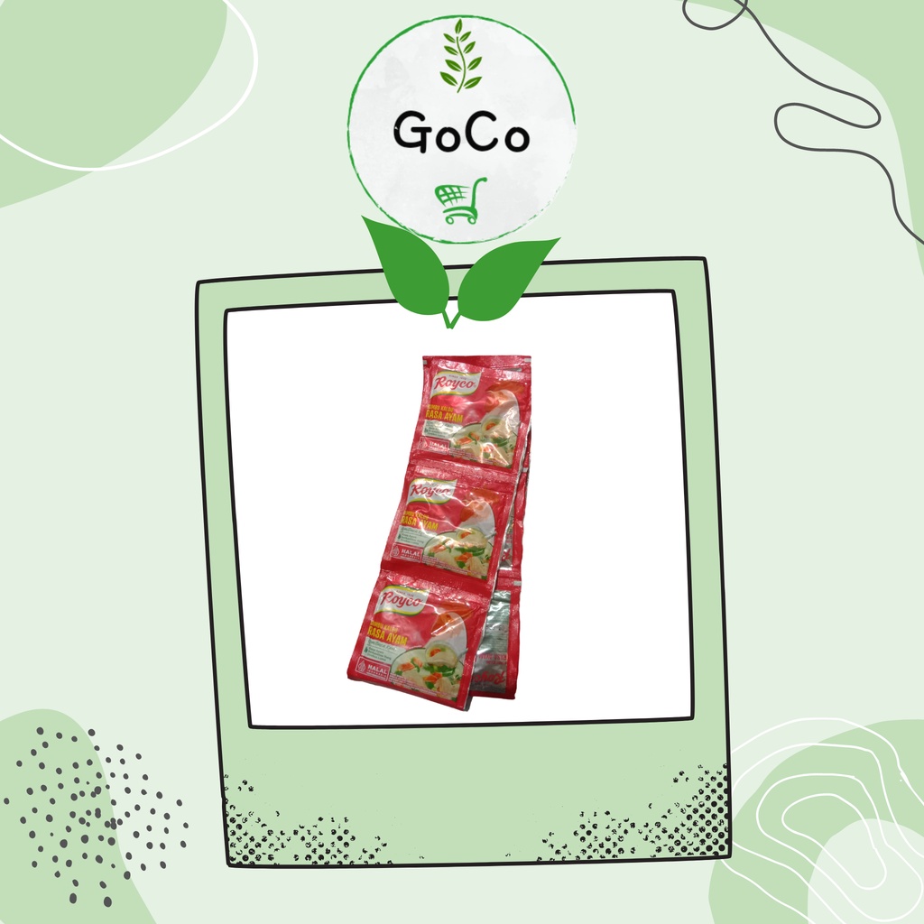

ROYCO | Bumbu Kaldu Rasa Ayam | 8 Gram |Eco-Friendly Packaging by GoCo