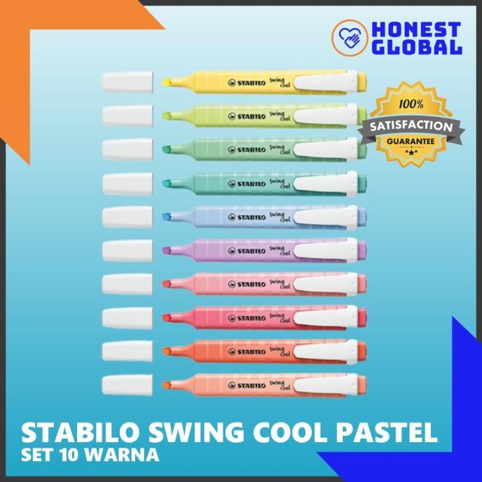 

STABILO Set 10 Warna - Swing Cool Pastel All Colors Termurah