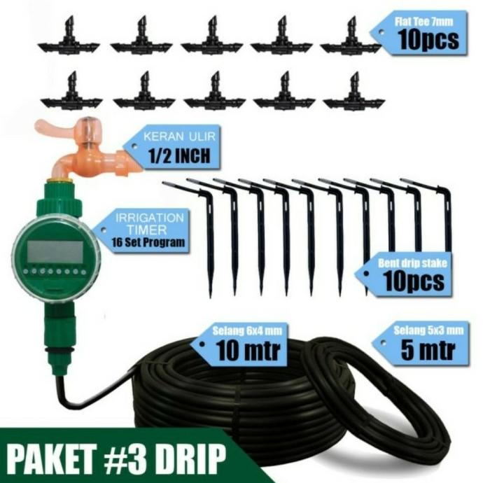 Alat Siram Tanaman Otomatis | Paket Alat Siram Tanaman Otomatis