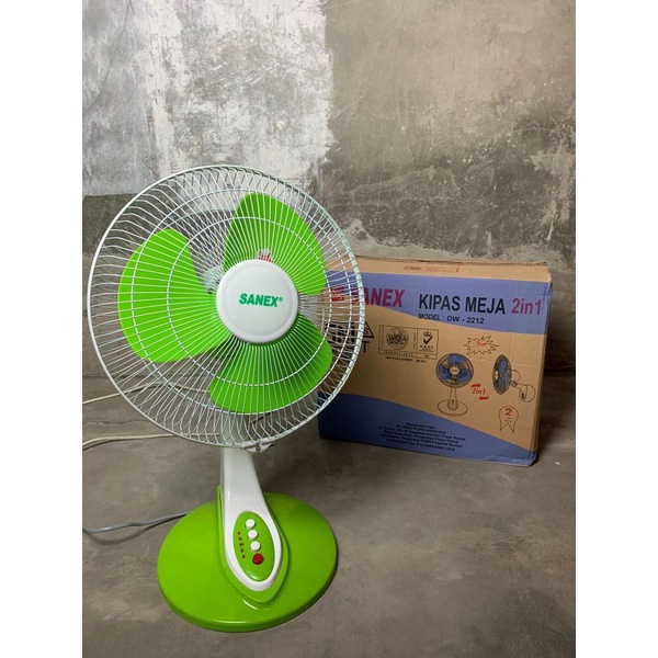 Kipas Angin Meja Sanex 12 Inch / Desk Fan Sanex 12 inch / Desk Fan 2 in 1 ( desk + wall ) Sanex