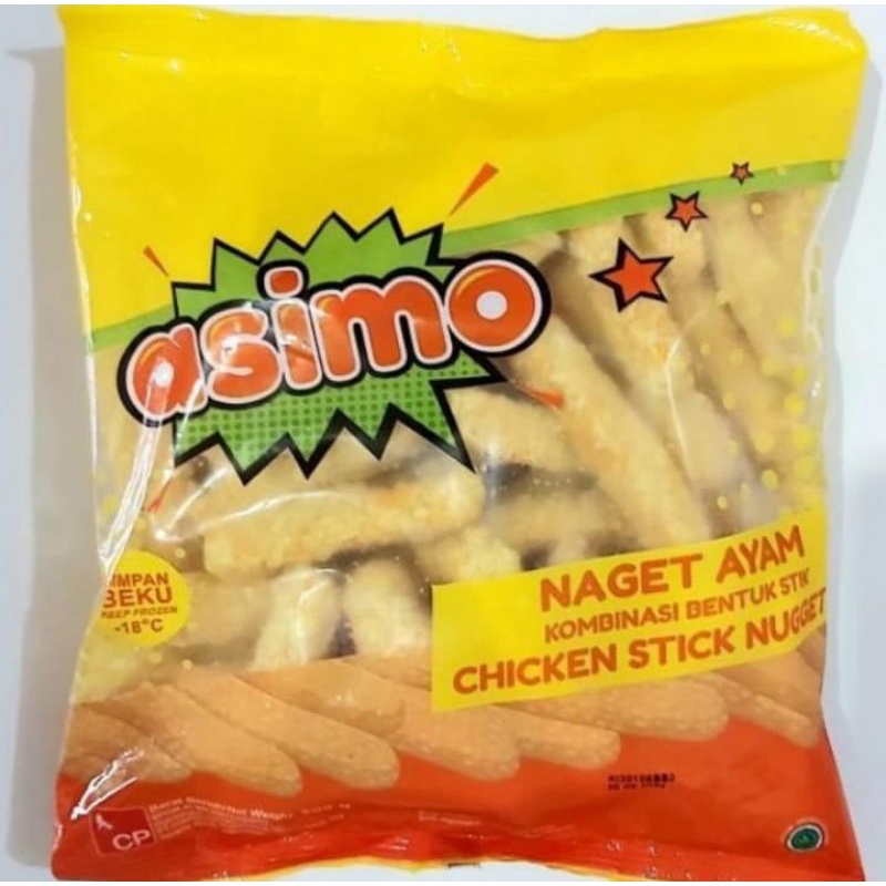 

Asimo Nugget Stick 500gr Naget Ayam Bentuk Stik