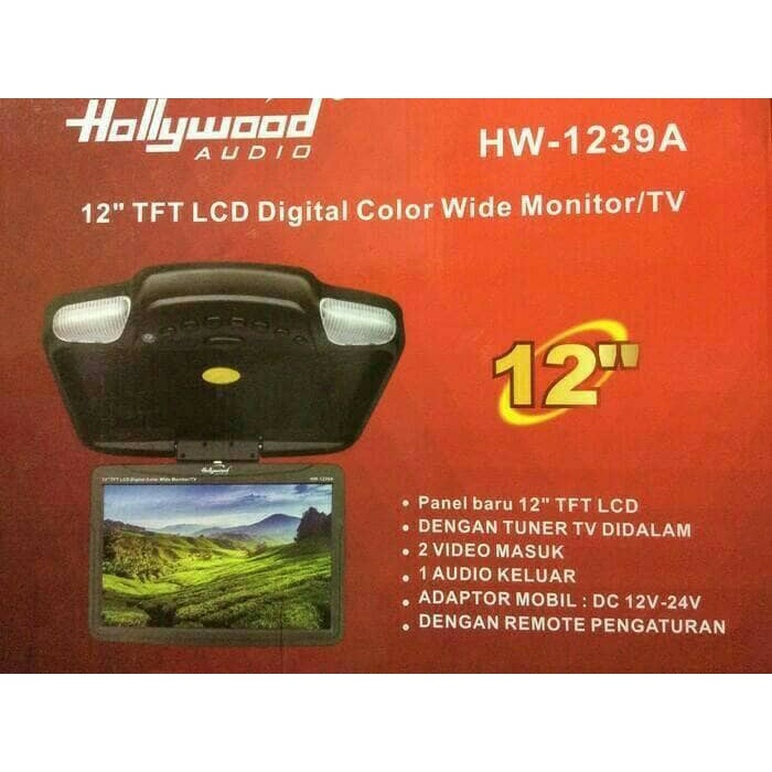 Terlaris Tv Roof/Plafon Hollywood 12" 1239 Mobil