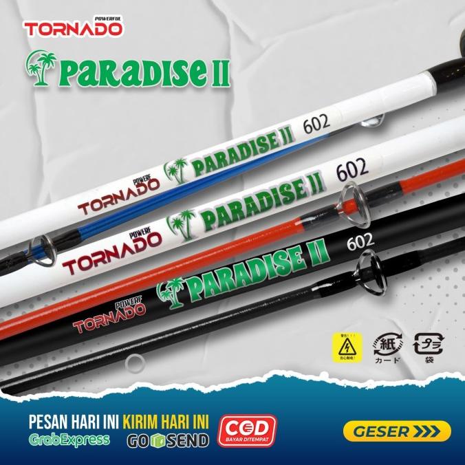 Joran Spinning Tornado Paradise II Fiber Solid Terkuat