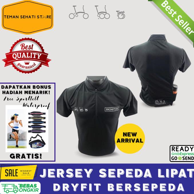 KAOS JERSEY BROMPTON SEPEDA LIPAT PRIA WANITA UNISEX AKSESORIS GOWES
