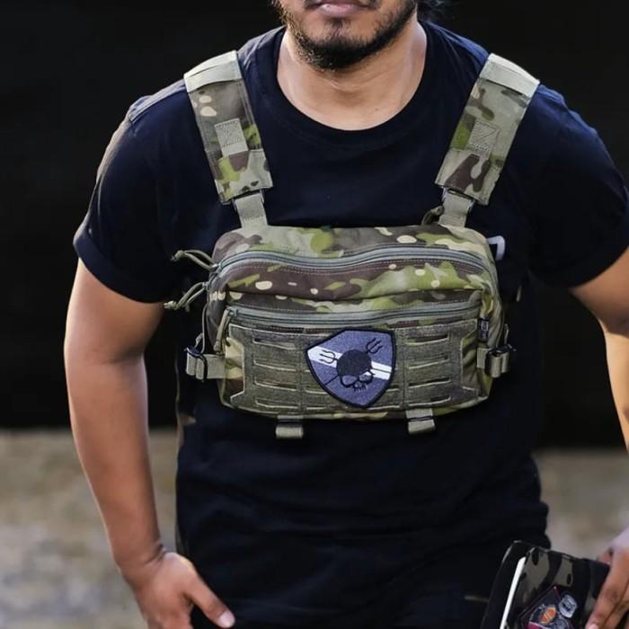 Tas Dada Multifungsi Foxtwo Quickness Tactical Chestbag Edc Bag Ori