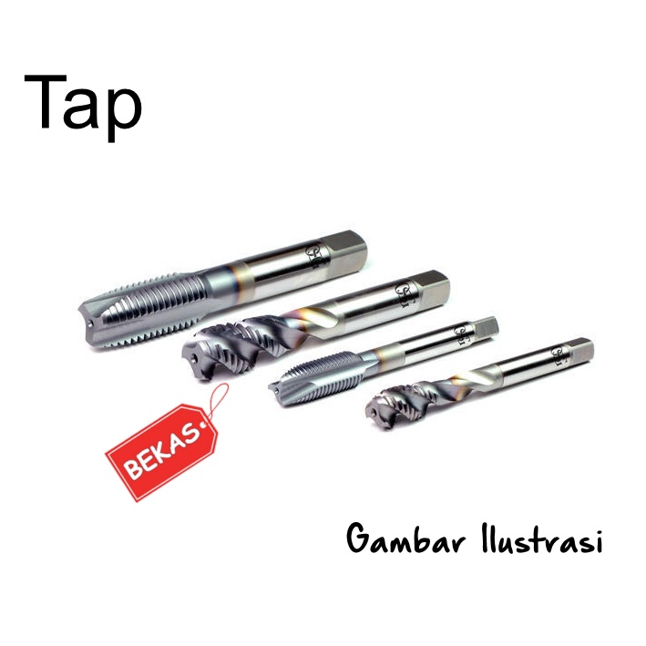 Tap 10x1.25 Bekas Tap M10*1.25 Tap Hss M10*1.25 Tap Bekas M10x1.25 tap mesin tap Milling