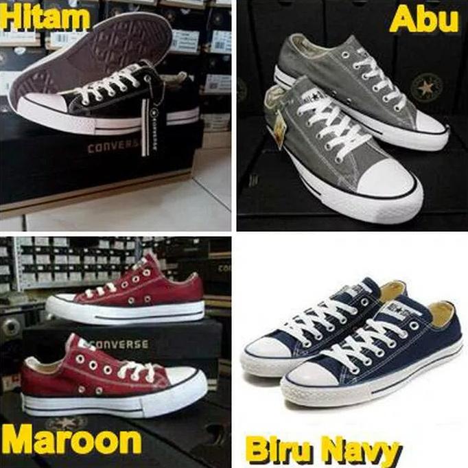 Sepatu pria wanita Converse all star putih