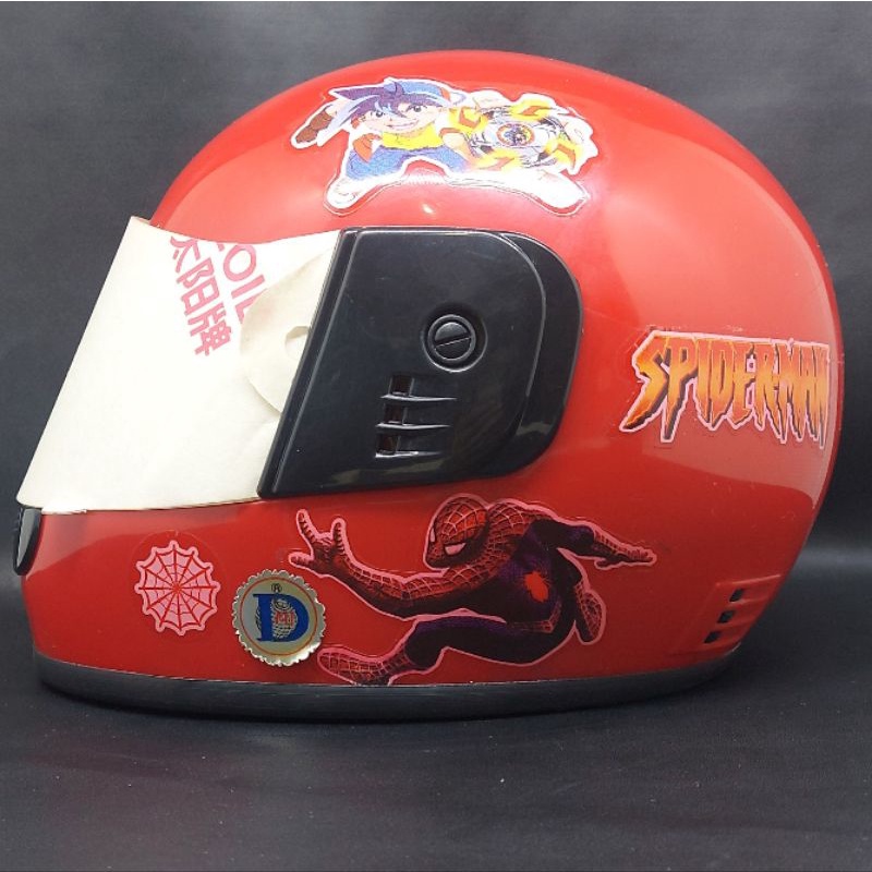 Helm anak DMI Vigano Full face jadul retro NOS