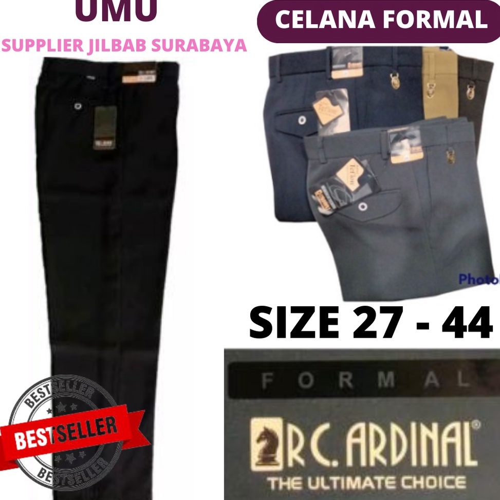 READY Celana kain Cardinal termurah 27-44 / Celana kerja Pria / Celana Formal Pria / Celana kerja ju
