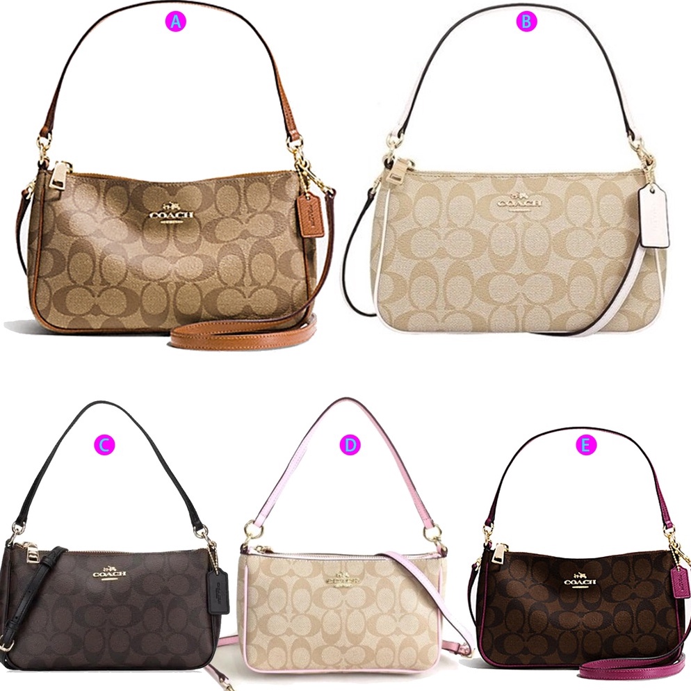 Terbaru (grab) 36674 coach Bahan Kanvas Wanita Tas Bahu Tas Messenger