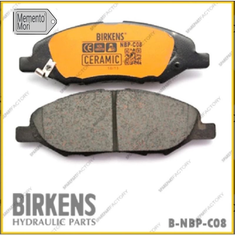 BIRKENS - Brake Pad Disc Kampas Rem Depan Nissan New Grand Livina 10-19