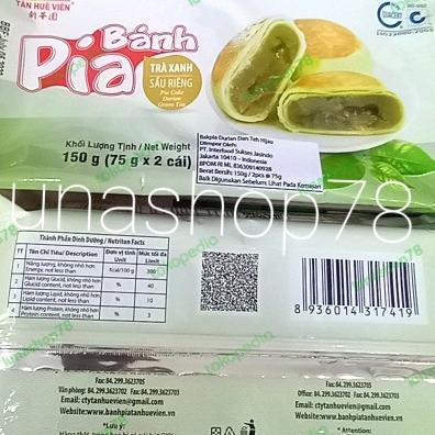 

Open DS] Bakpia teh hijau & durian Tan Hue Vien Banh Pia 150g