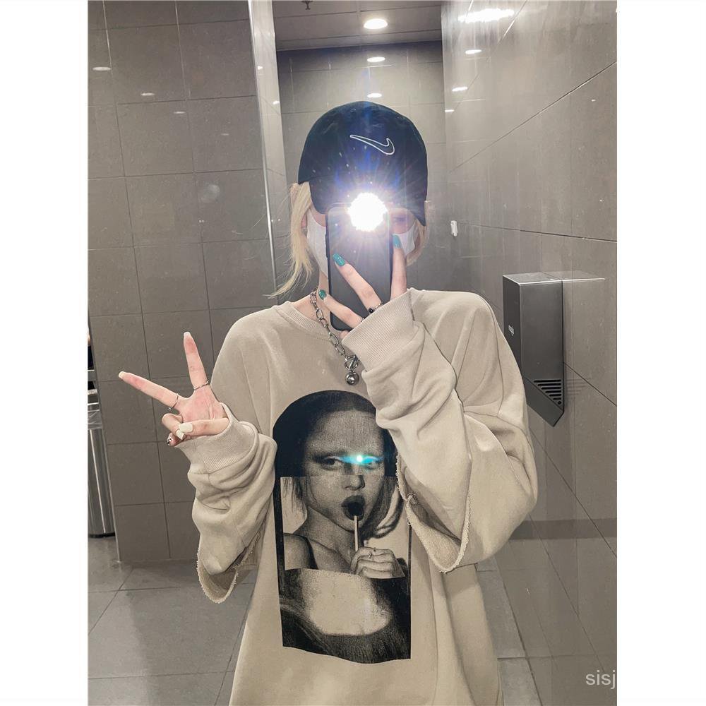 [✅BISA COD] #Sisjuly# Atasan Y2K wanita / sweter dua potong wanita palsu baru / sweter pullover v-ne