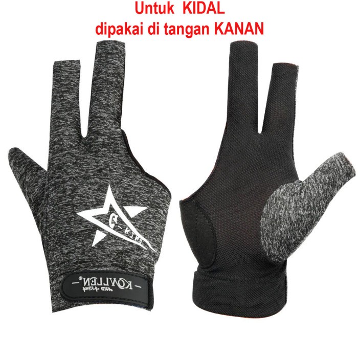 KONLLEN Billiard Glove Sarung Tangan Biliar Kiri Kidal