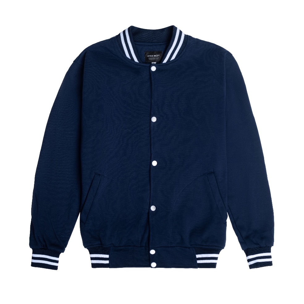 LANGSUNG ATC Evernext - Jaket Varsity Pria Jaket Baseball Pria Jaket Fleece Casual Cowok Premium