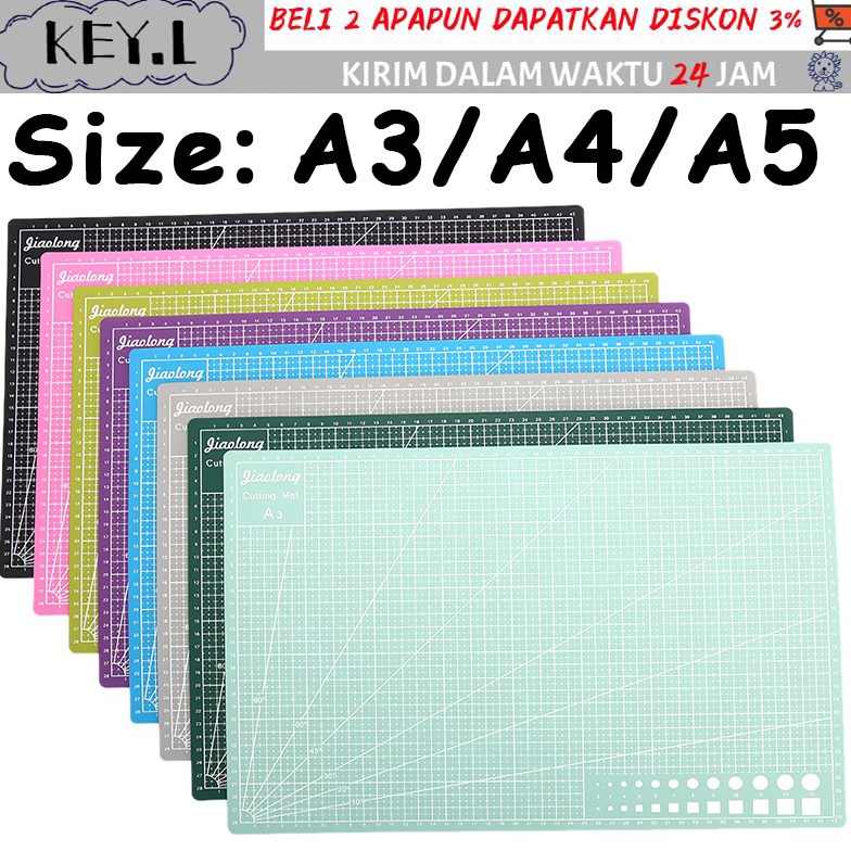 

[IFM65] A3 A4 A5 Cutting Mat Cutting Pad Board Double-side DIY Tool Cutting Board Terlaris