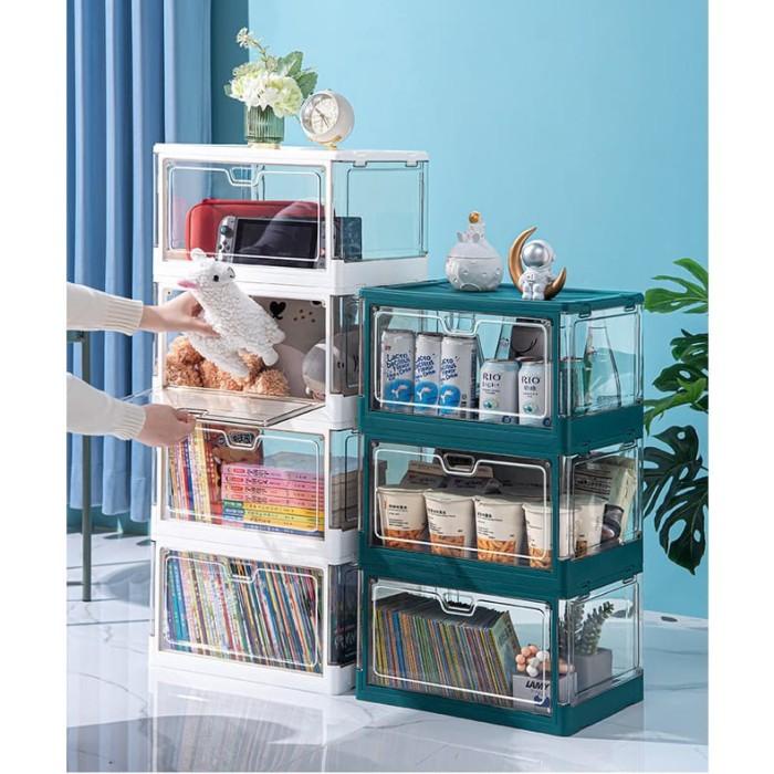 Rak Sepatu Anti Debu Portable Serbaguna Kotak Sepatu Portable Kuat