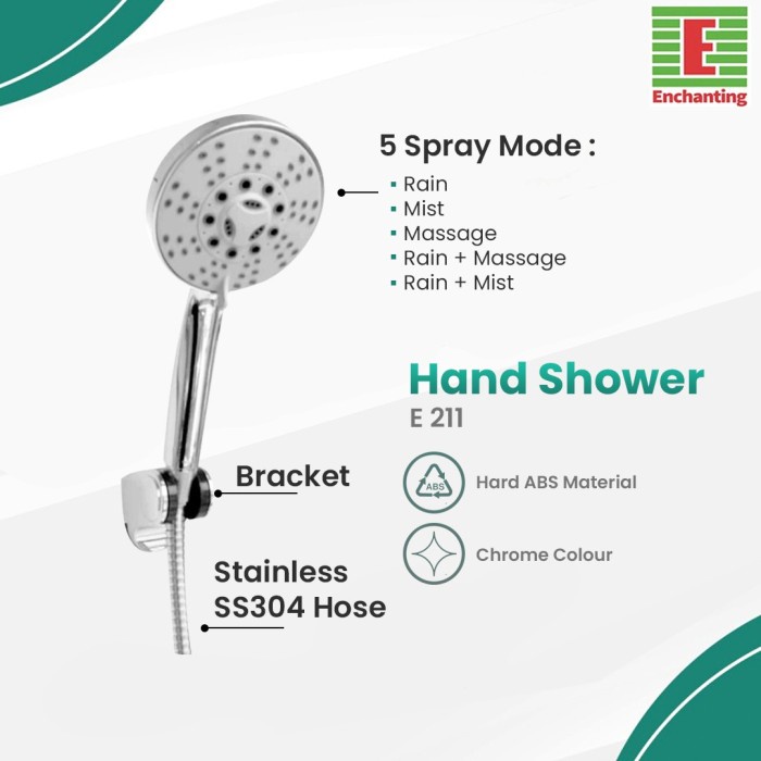 Bestseller Hand Shower Europe Enchanting /Kepala Shower E211