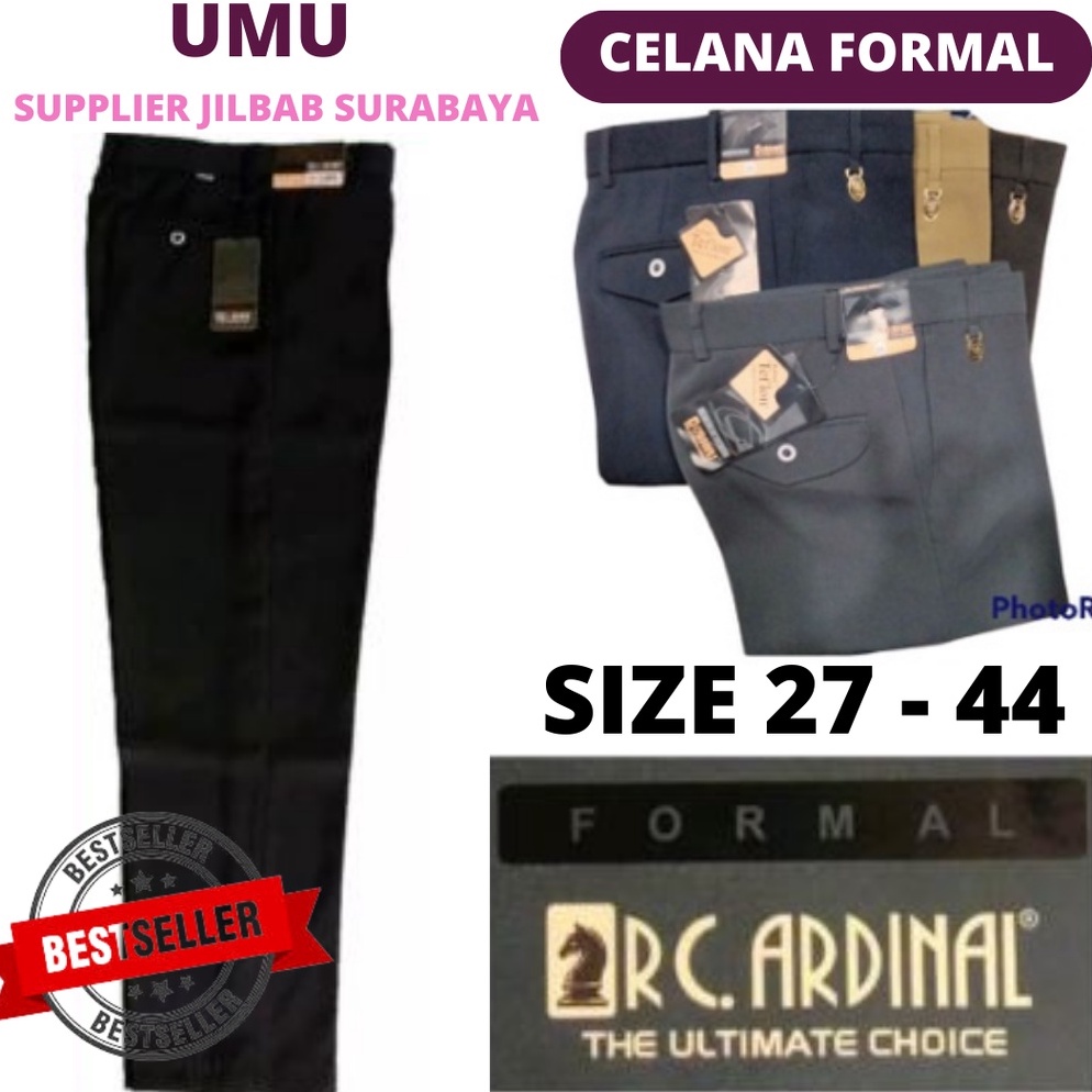 READY Celana kain Cardinal termurah 27-44 / Celana kerja Pria / Celana Formal Pria / Celana kerja ju