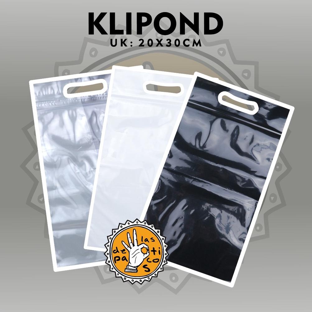 Trending Plastik Klip Pond Ziplock Ukuran 20X30 +6 Untuk Packing Hijab, Baju Anak, Dll Isi 100 Pcs -