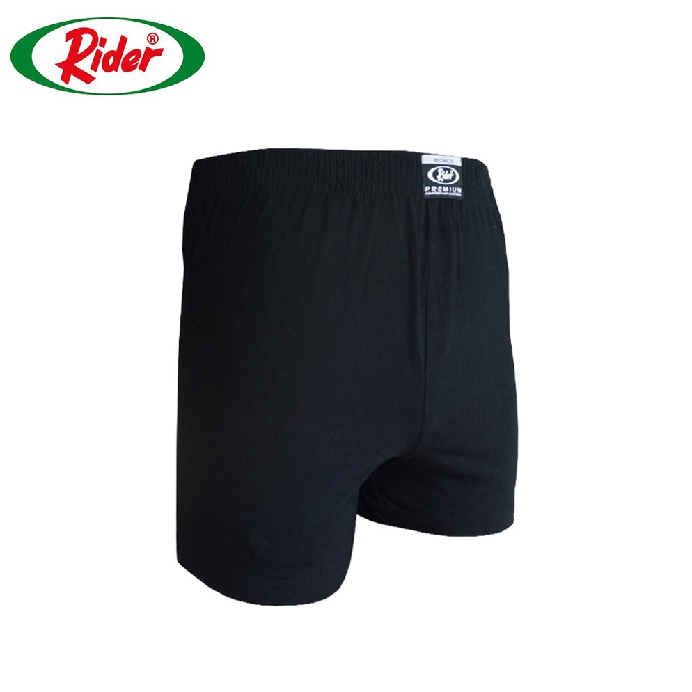BOOMING Celana Dalam Rider Premium Boxer Man R812BHT Hitam