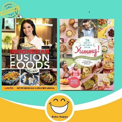 [YTP73] READY STOK  BUKU INDONESIAN FUSION FOOD - YUMMY 76 MENU FAVORIT ANAK By Devina Hermawan 71