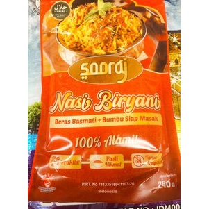 

=+=+=+] BERAS | SOORAJ NASI BIRYANI + BERAS BUMBU MASAK 100% ALAMI 240GR [BB]