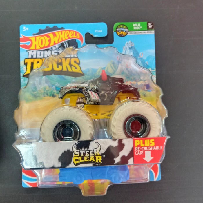 MUST HAVE STEER CLEAR MONSTER TRUCKS HOTWHEELS TERBARU