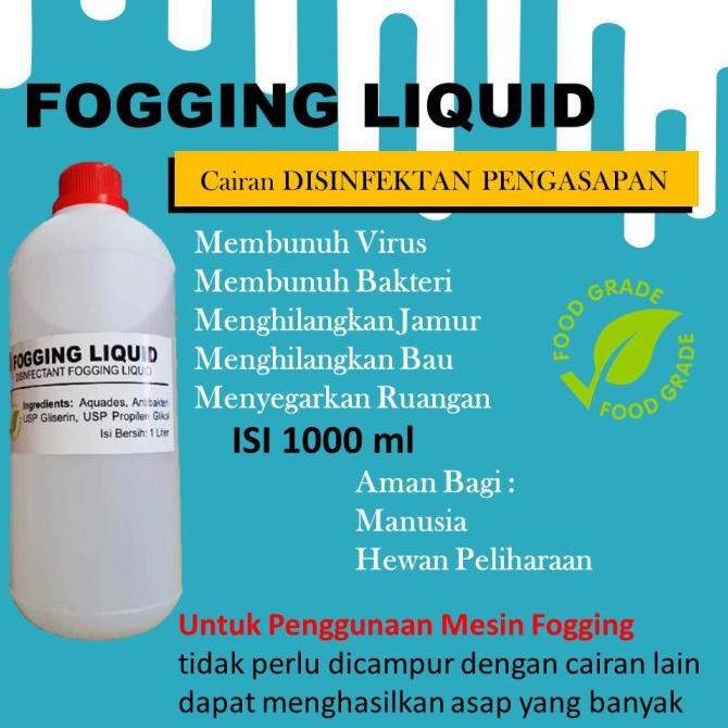 +++++] cairan fogging disinfektan 1 liter food grade