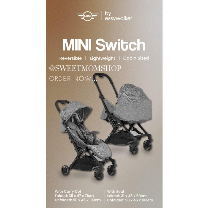 Stroller Easywalker Mini Switch Cabin Stroller