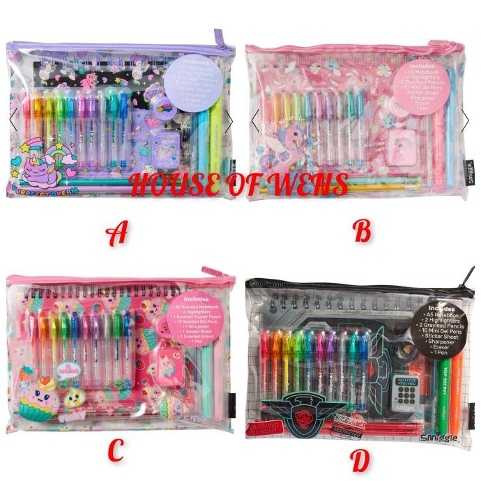 

SMIGGLE ICONS ESSENTIAL A5 STATIONERY GIFT PACK ORIGINAL