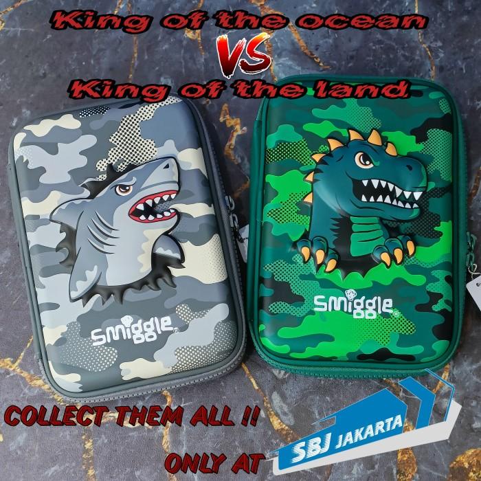 

Kotak Pensil Tempat Pensil Smiggle Original 3D Eva Waterproof Trex