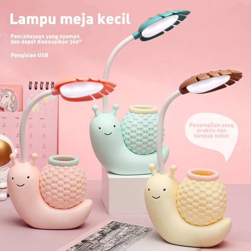 Holiven Lampu Meja Bentuk Siput