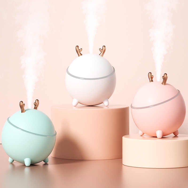 Holiven Humidifier Air Aromaterapi Diffuser Model Bulat 300ml