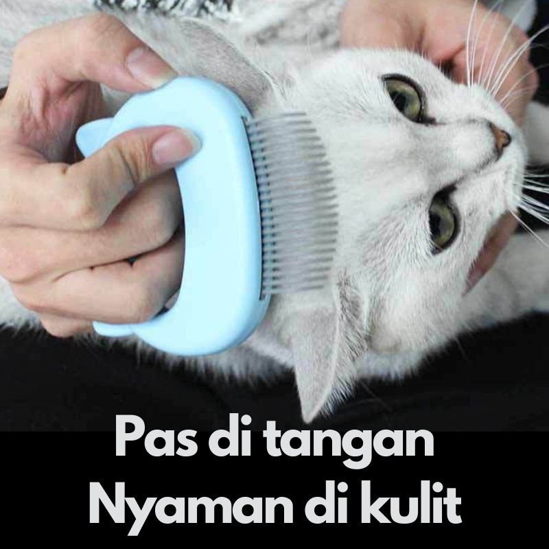 Holiven Sisir Grooming Hewan Kucing Anjing Bahan ABS