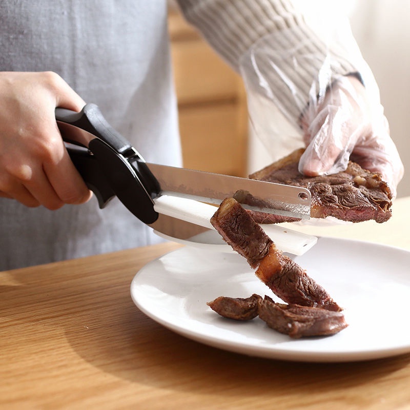 Holiven CLUVER CUTTER PISAU GUNTING DAPUR SAYURAN BUAH-BUAHAN