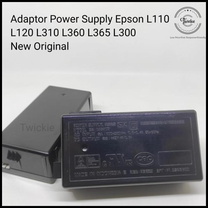 Adaptor Power Supply Epson L110 L120 L310 L360 L365 L300 New Original