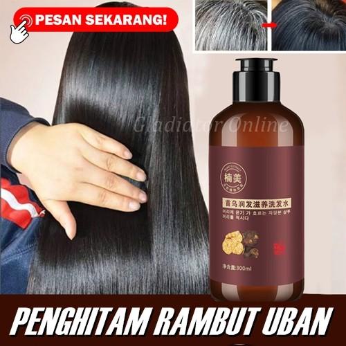 Blackening Shampoo Shampo Penghitam Rambut Penghilang Uban Permanen