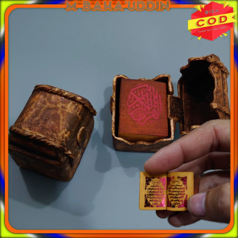 Al Qur'an stambul tinta merah wadah antik