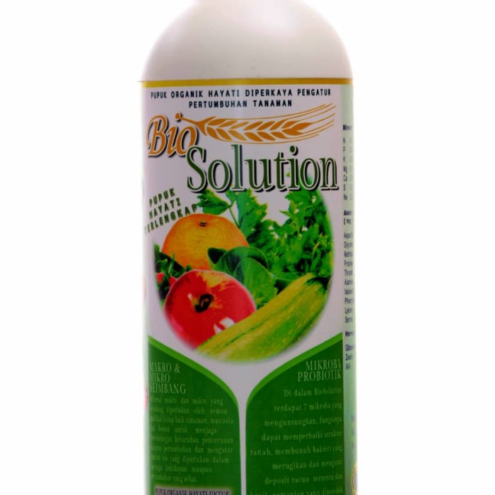 Terlaris Pupuk Cair Organik Bio Solution - Isi 1 Liter