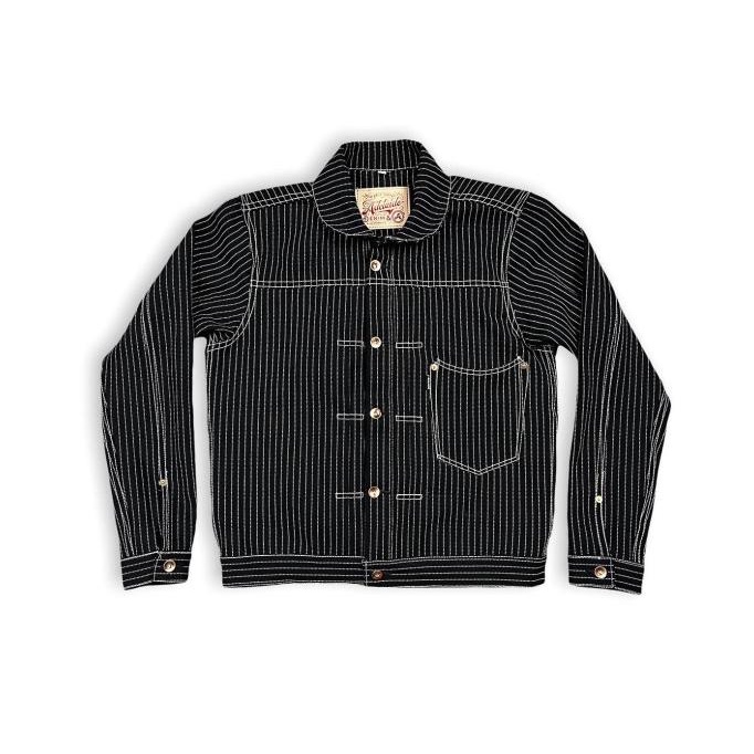 Boyscloset Adelaide Denim 13.5Oz Indigo Wabash Jacket Berkualitas