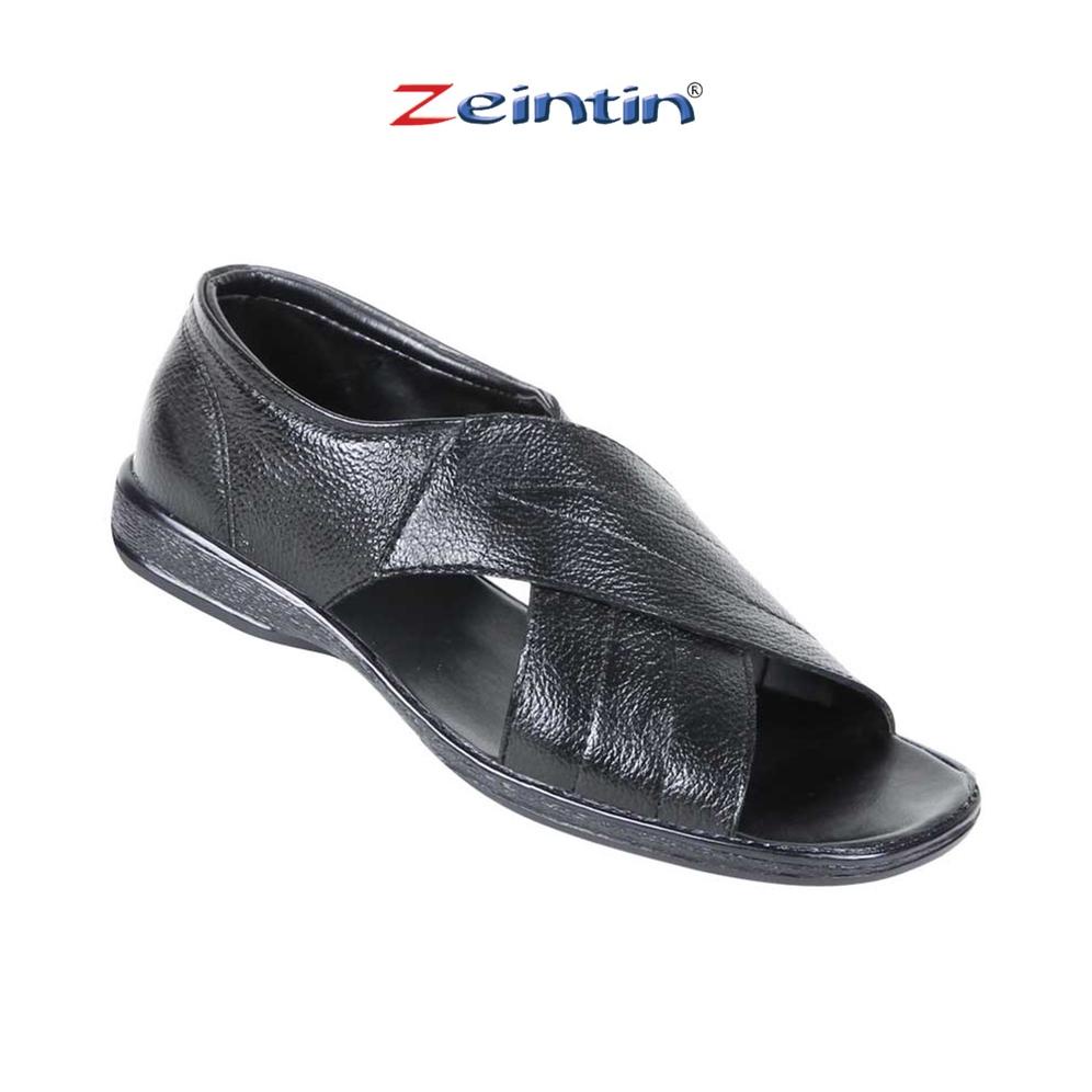 7.7 Zeintin - Sandal Kenip Pria Sandal Pria Silang Pria Selop Pria Sepatu Pria Slop Bahan Kulit | An