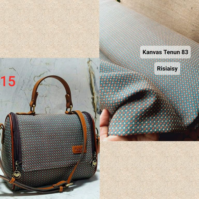 ➧ Kain  Kanvas  Tenun  Import  Motif ( etalase 2) 95