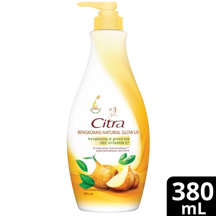 (B✔AZ✉] Citra Hand Body Lotion Glow Uv 380Ml kekiniian