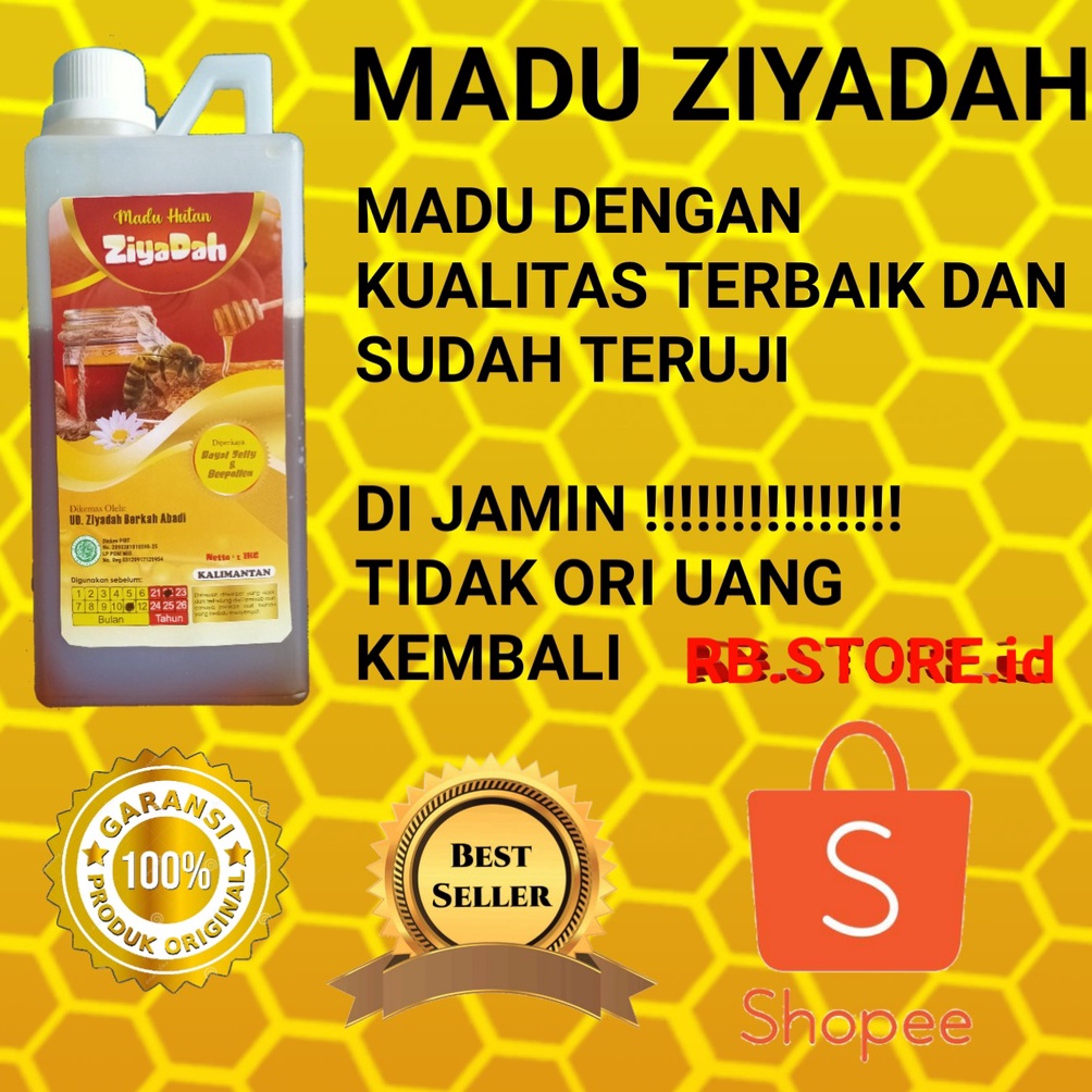 

7.7 sale MADU HUTAN KALIMANTAN ZIYADAH 1KG,100%ASLI(FREE SAFETY PACKING)