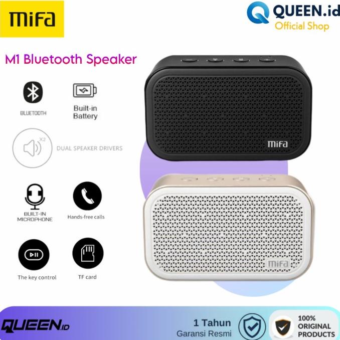 Mifa M1 Bluetooth Speaker Wireless Stereo With Mic - Micro Sd