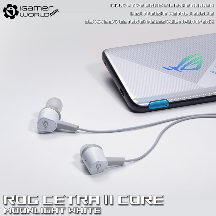 ASUS ROG Cetra II Core / Cetra 2 Core Moonlight White in-ear Gaming