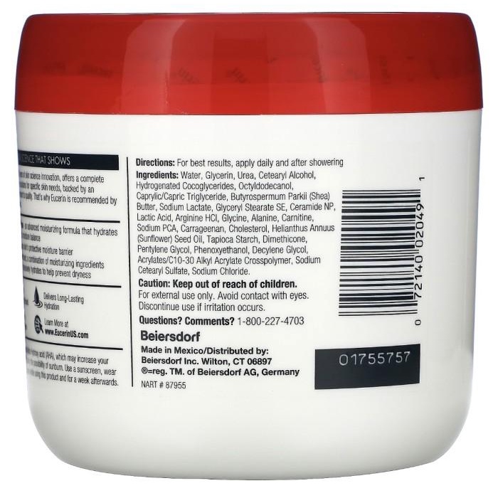 Eucerin Advanced Repair Cream 454Gr
